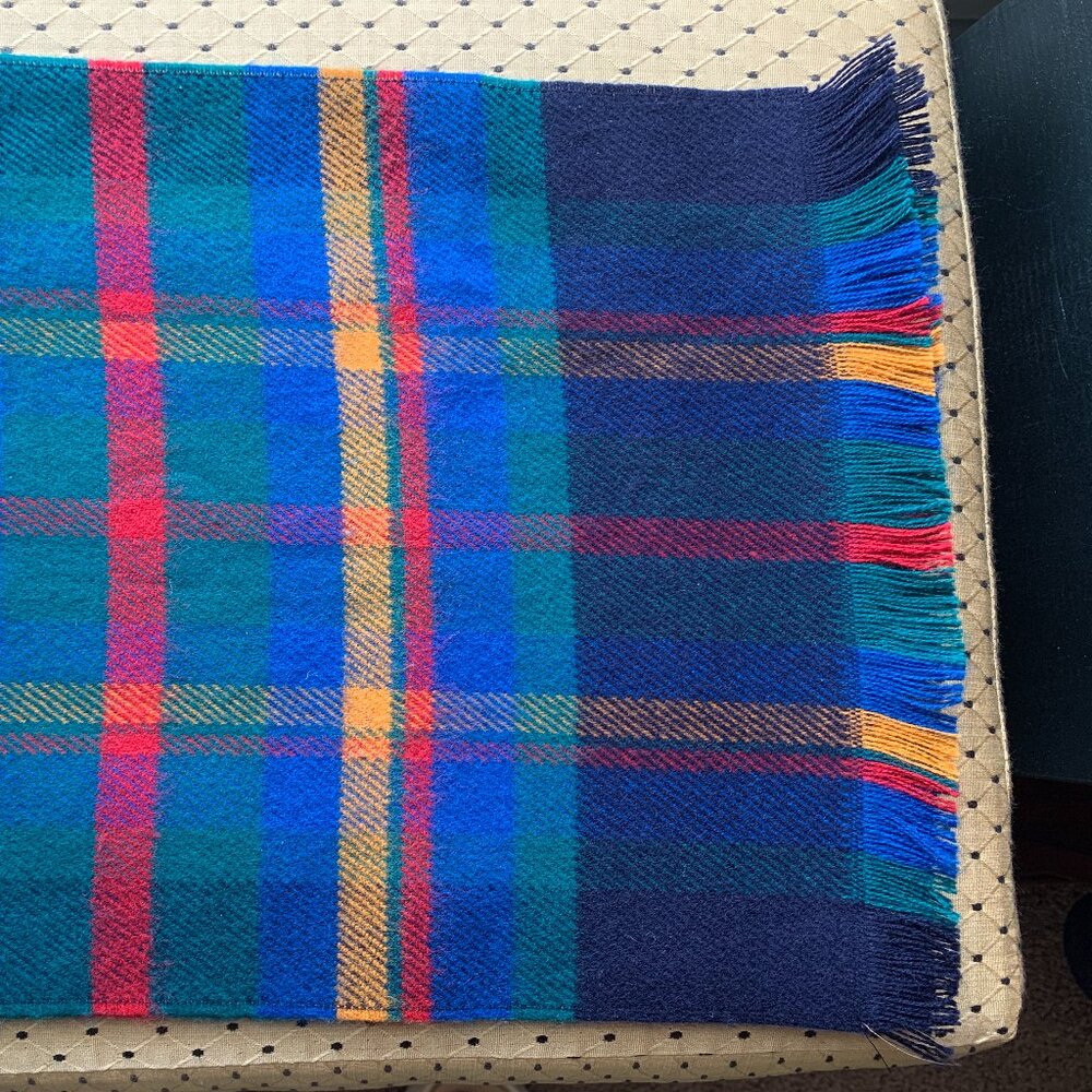 Unisex Plaid Scarf